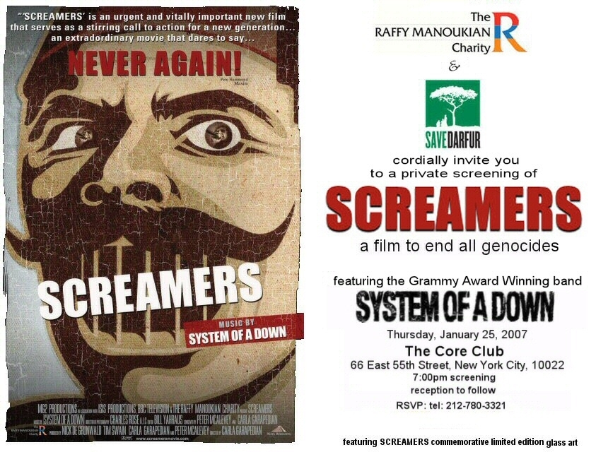 Guy Simonian invited to Screamers Movie Premier 2006